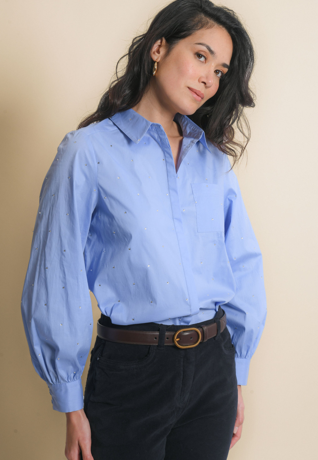 CHEMISE - JUDINE - BLEU